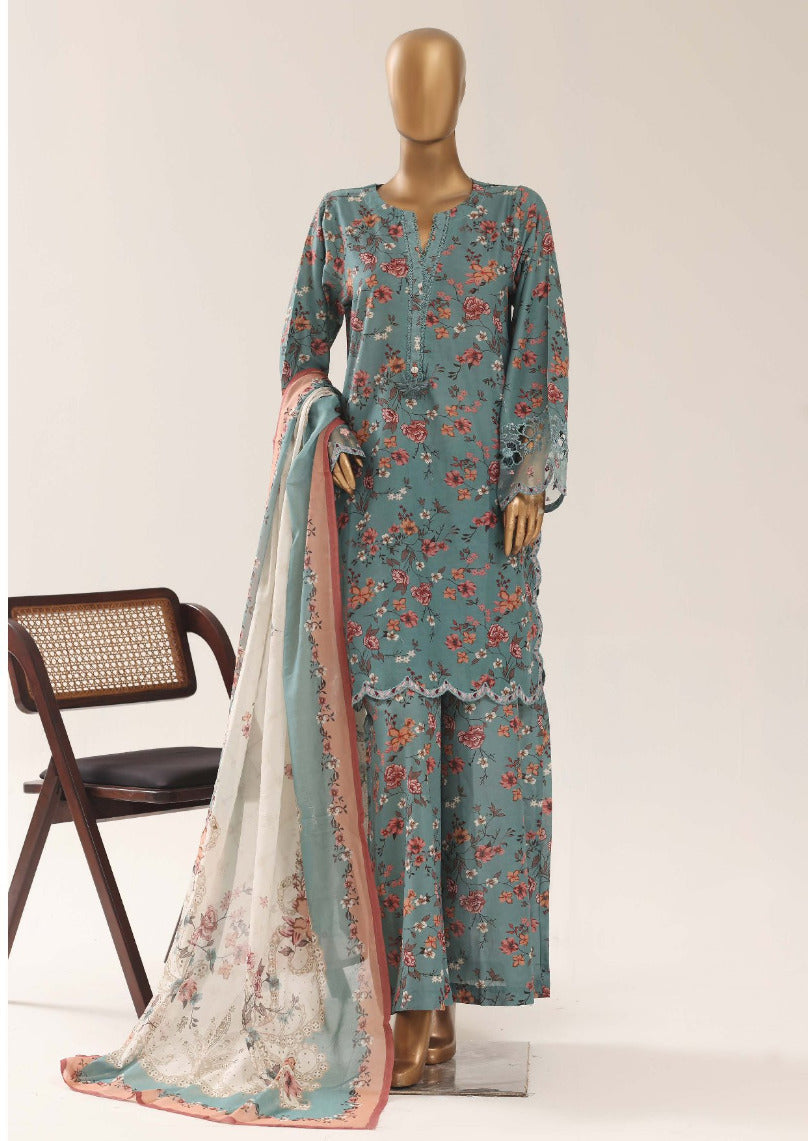 SADA BAHAR | Stitched 3 Piece Embroidered Lawn Collection