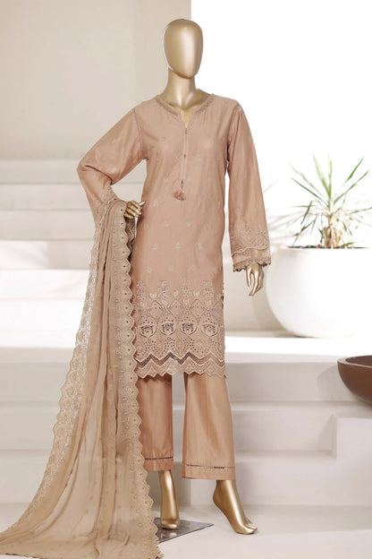 Sadabahar | Stitch 3 Pc Chikankari Laser 3D Work