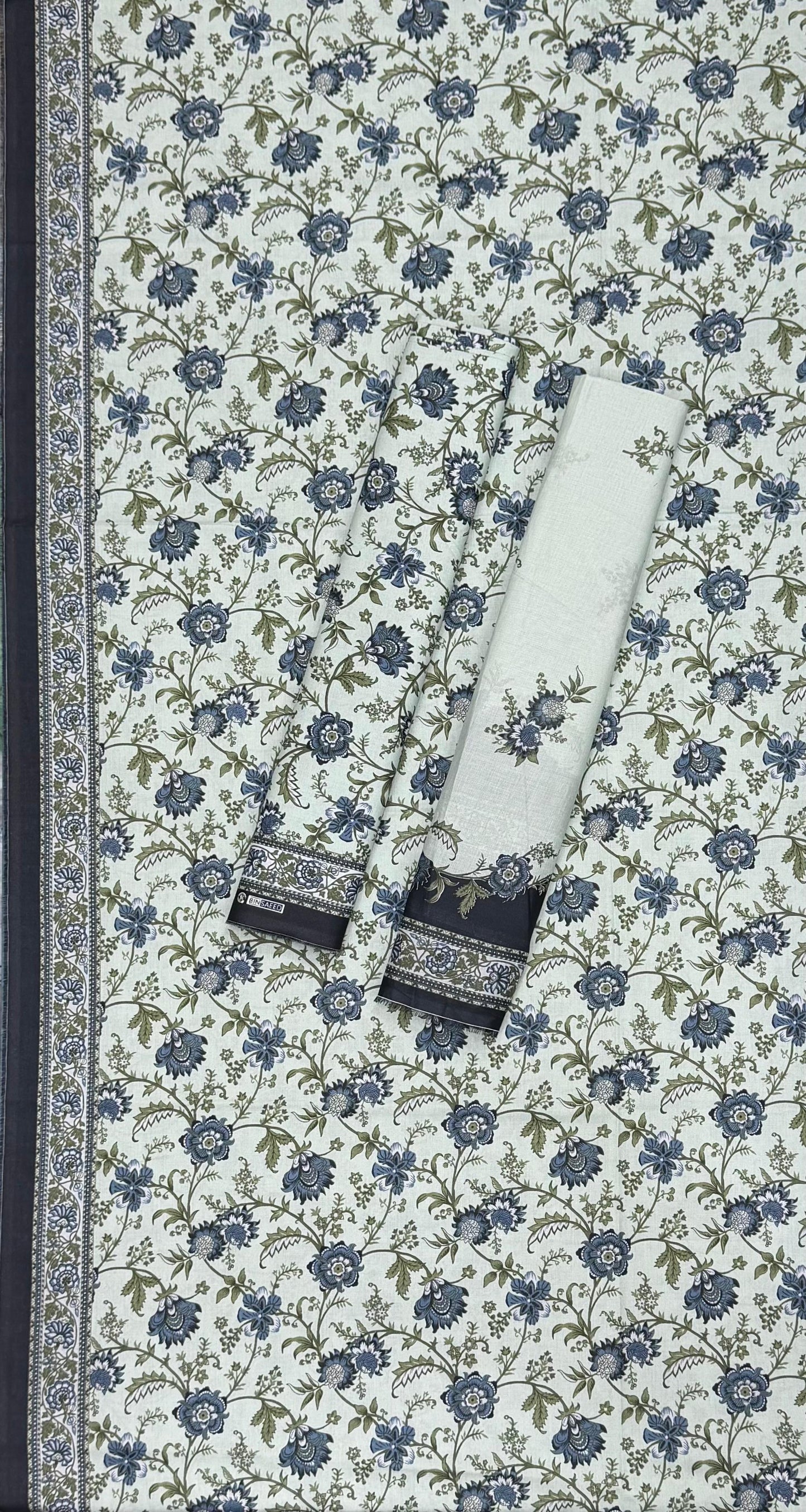 BIN SAEED Unstitched 3 Piece Printed Cotton Collection