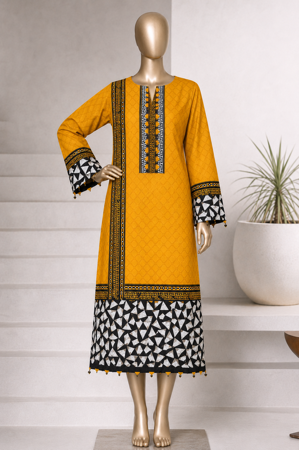 BIN SAEED | Stitch 1 PC SILK Kurti