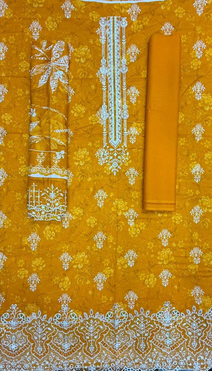 Riwayat Premium Unstitched 3 Piece Embroidered Lawn Collection