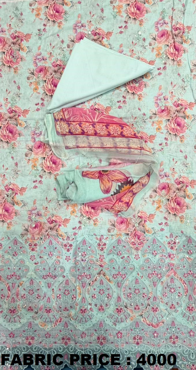 Riwayat Premium Unstitched 3 Piece Embroidered Lawn Collection