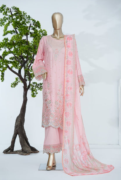 Bin Saeed | Stitch 3 PC Luxury Embroidered Jacquard Lawn