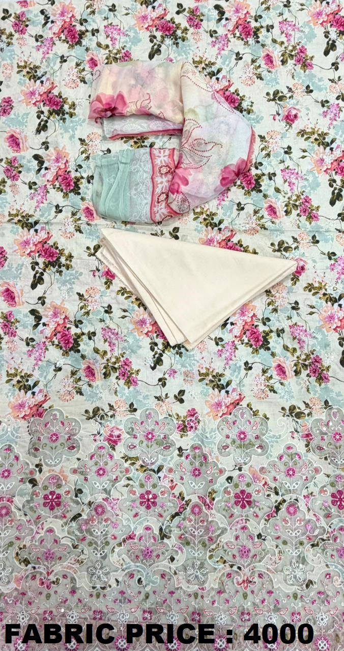Riwayat Premium Unstitched 3 Piece Embroidered Lawn Collection