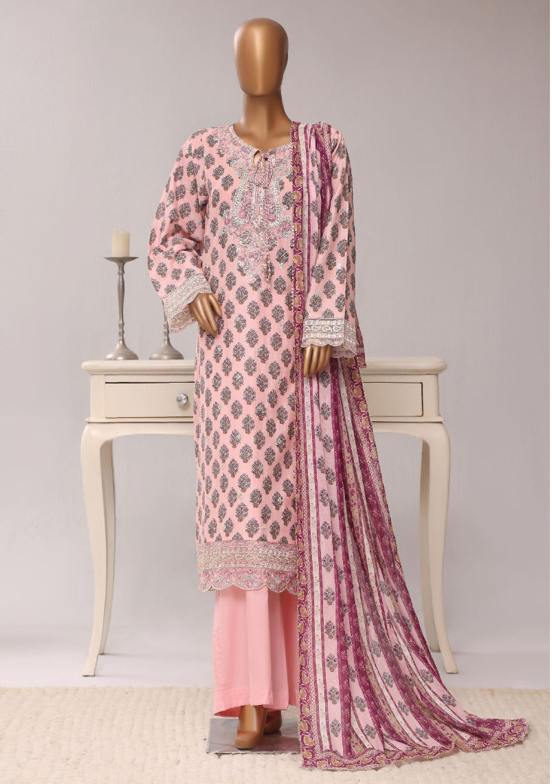 SADABAHAR | Regal Festive Embroidered Lawn Stitched 3-Piece Collection