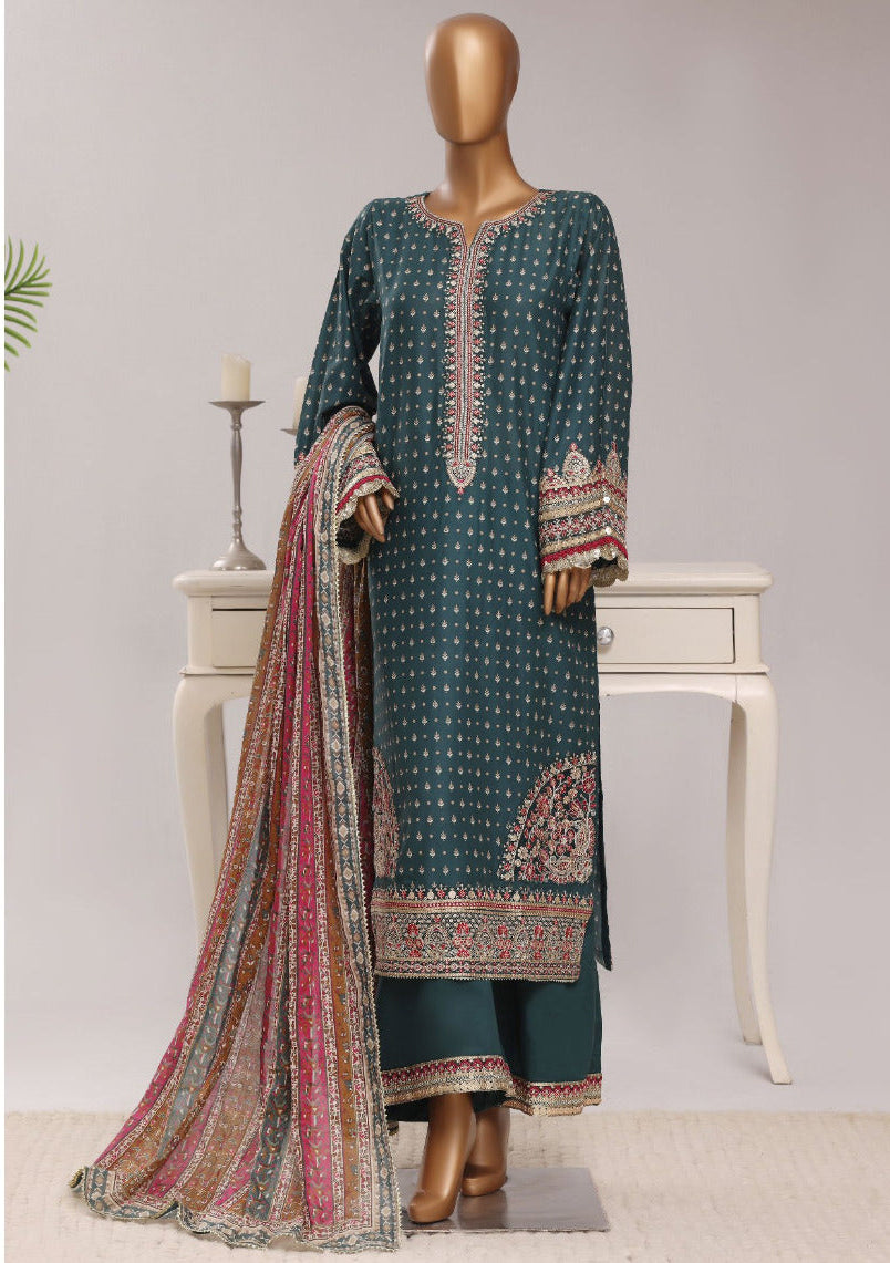 SADABAHAR | Regal Festive Embroidered Lawn Stitched 3-Piece Collection