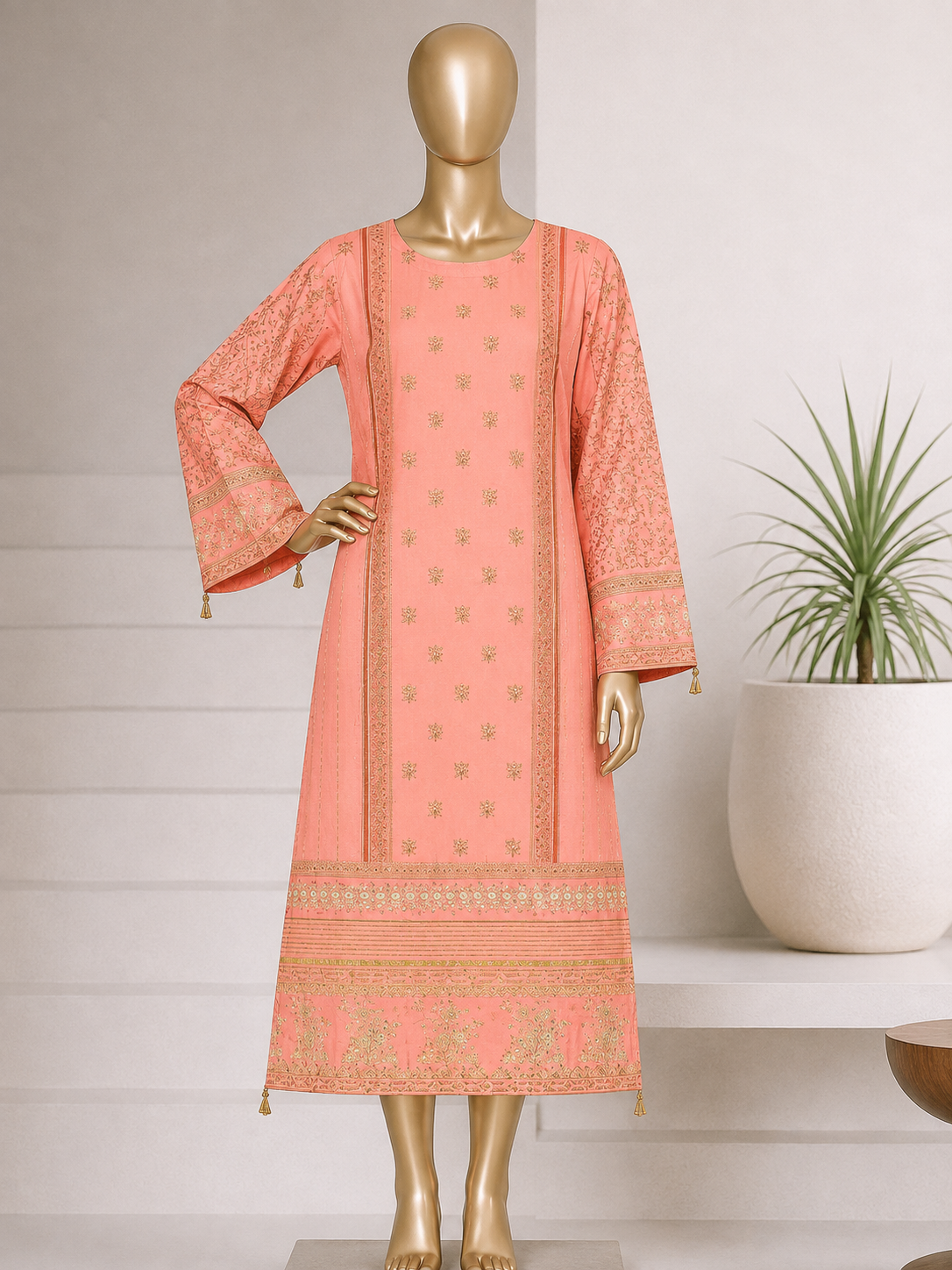 BIN SAEED | Stitch 1 PC SILK Kurti