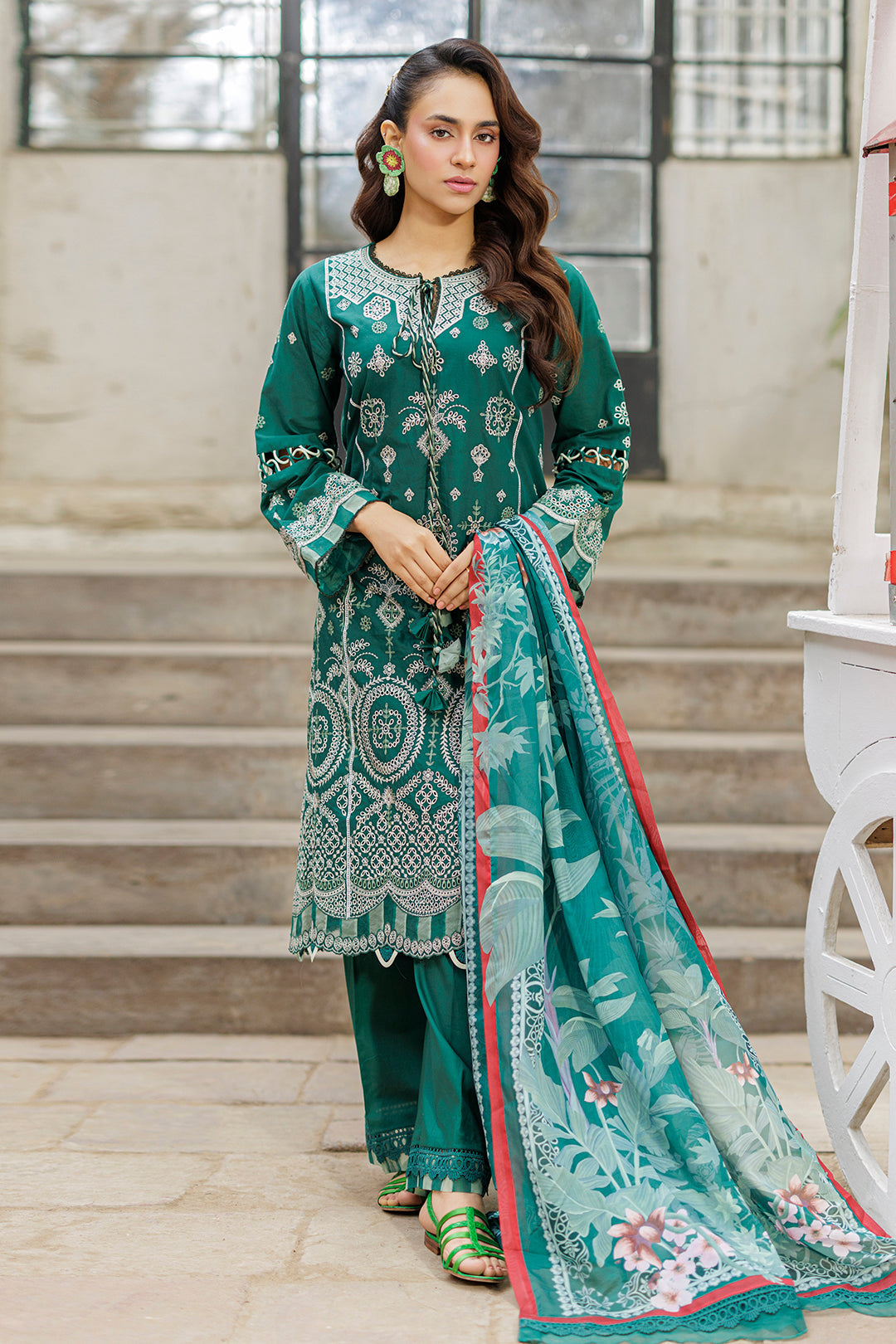 Zellbury | Unstitch 3 Pc Dyed  Embroidered Cotton Collection