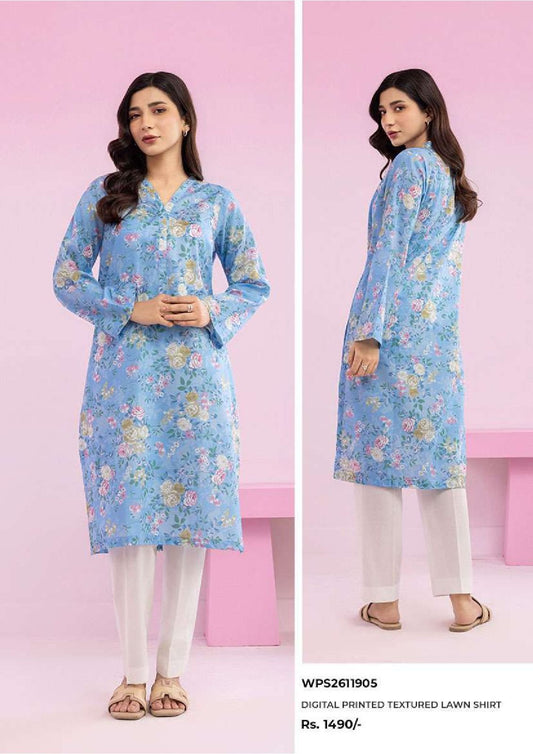 Zellbury | Stitch 1 Pc Printed Lawn Shirt