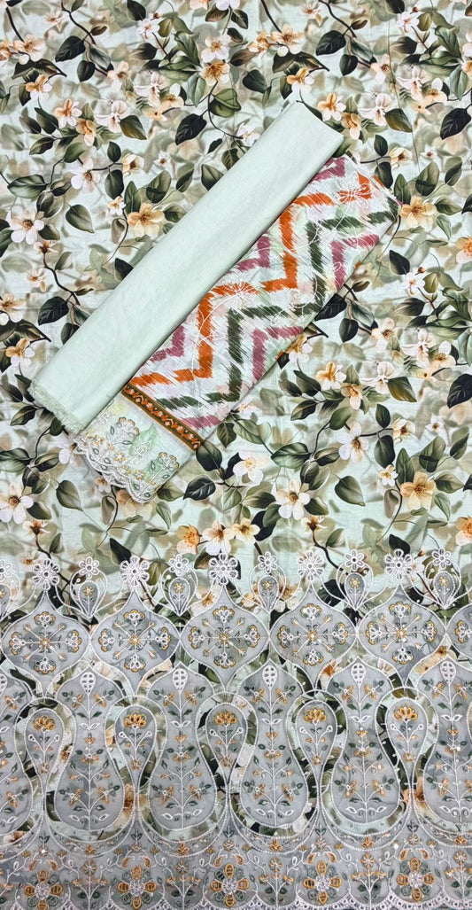 Riwayat | Unstitched 3pc Embroidered Lawn Collection