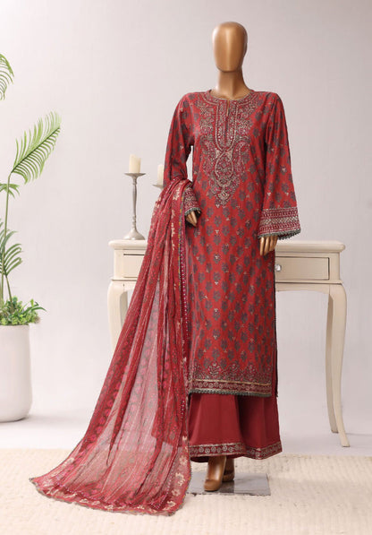 SADABAHAR | Regal Festive Embroidered Lawn Stitched 3-Piece Collection