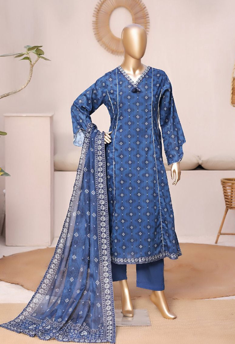 Bin Saeed | Stitch 3 Pc Printed Lawn Frock Collection