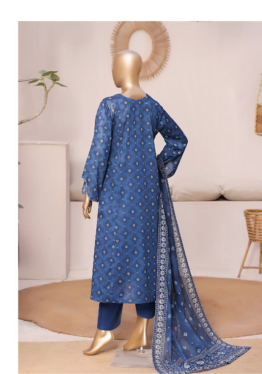 Bin Saeed | Stitch 3 Pc Printed Lawn Frock Collection