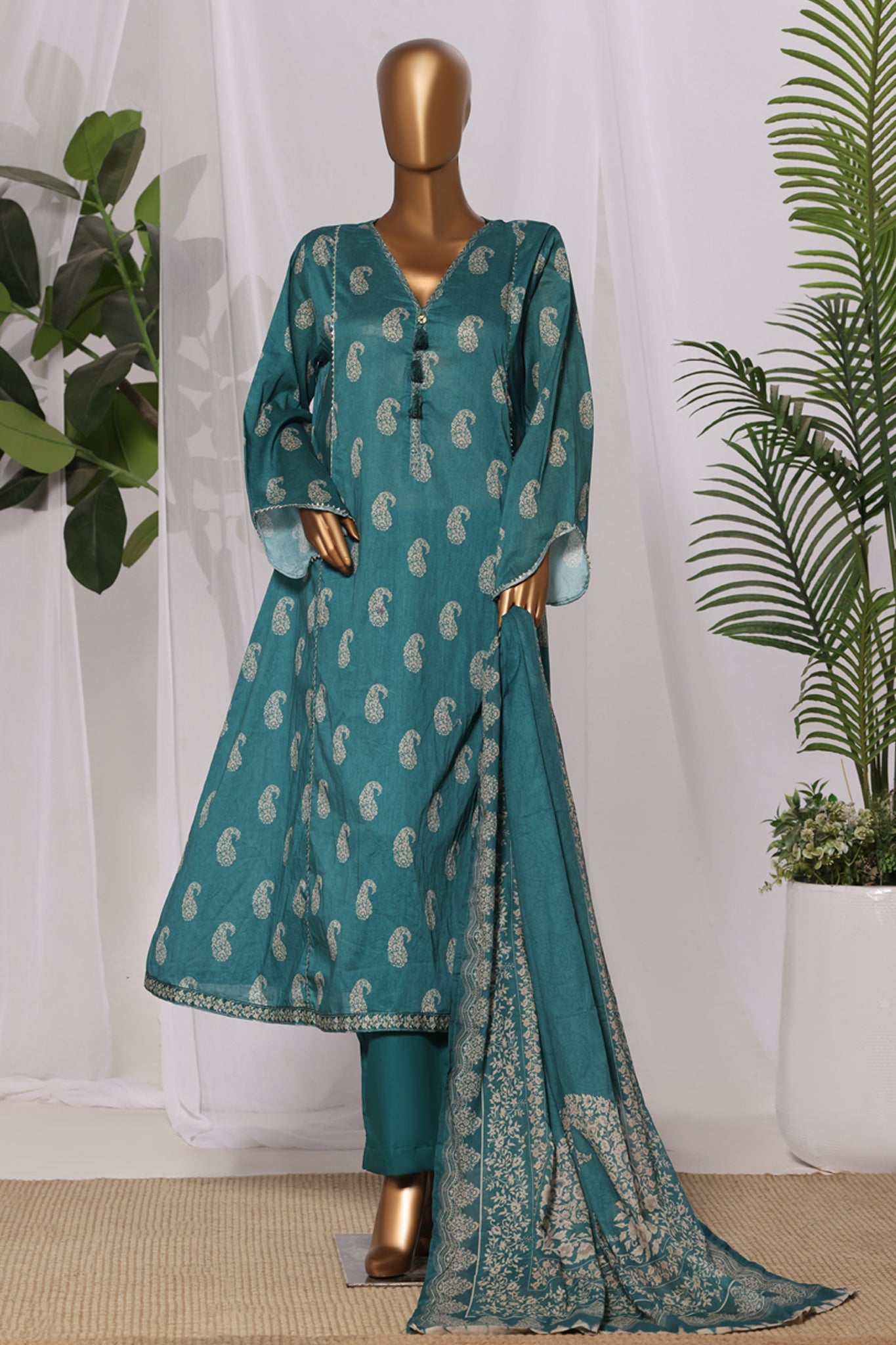 Bin Saeed | Stitch 3 Pc Printed Lawn Frock Collection