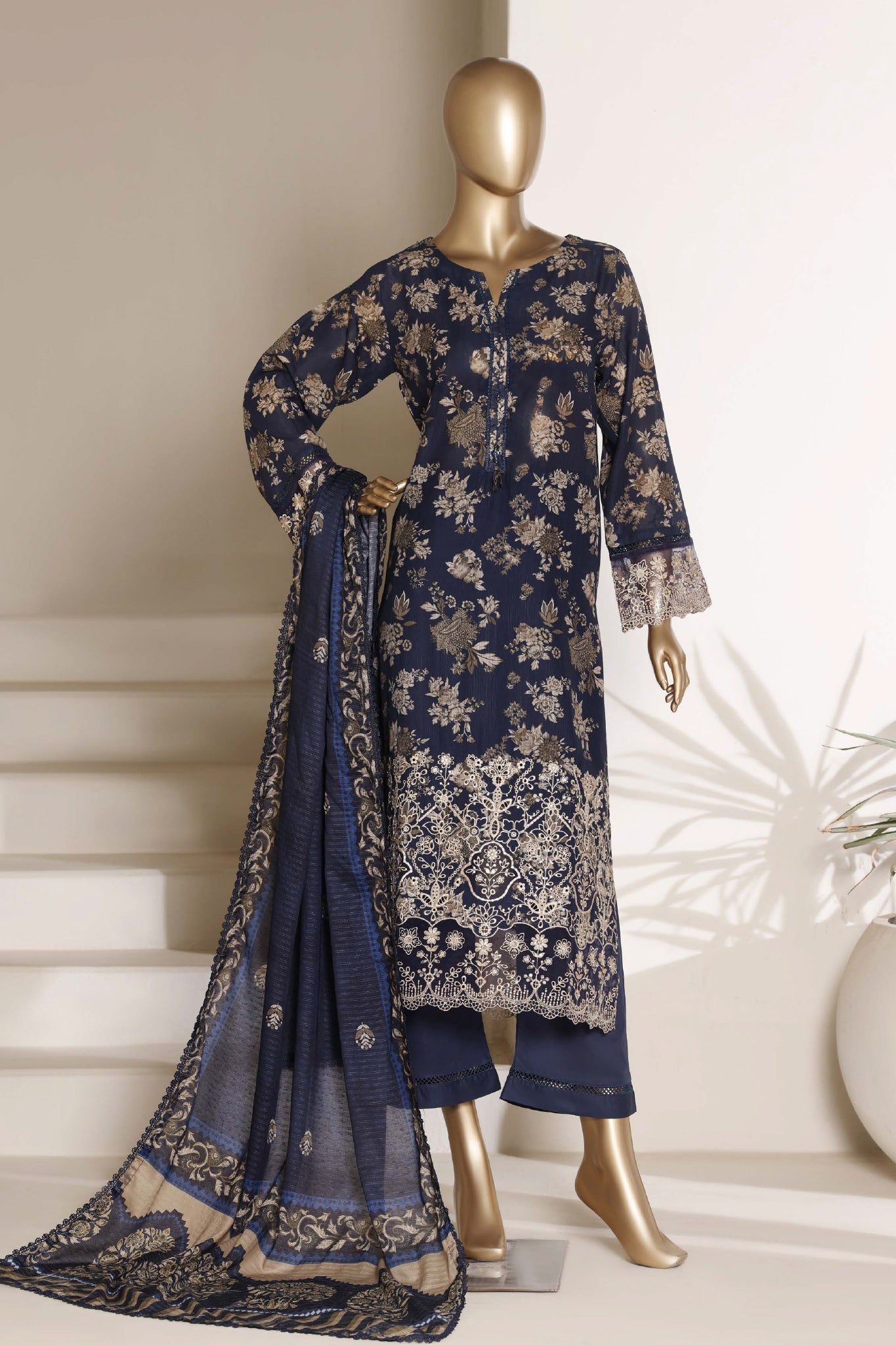 Sada Bahar | Stitch 3 Pc Amyrah Embroidered Festive Lawn Collection