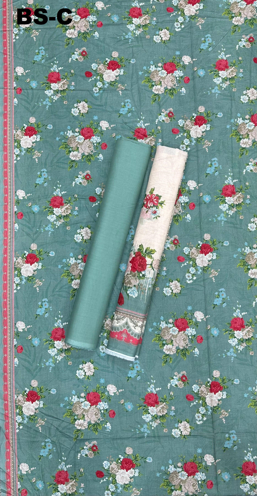 BIN SAEED Unstitched 3 Piece Printed Cotton Collection