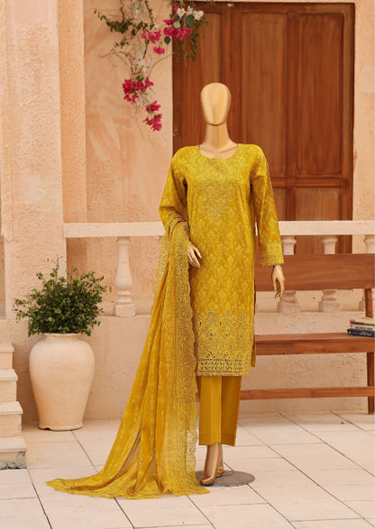 HZ By Venice | Unstitched 3Pc Festive Embroidered Lawn Collection