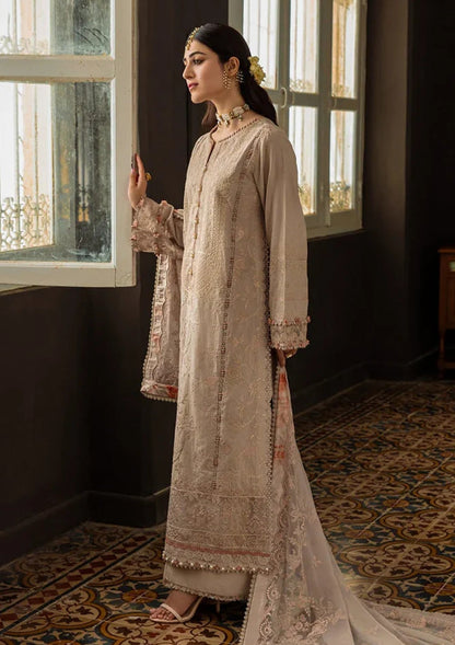 KAHF Unstitched 3-PC Embroidered Premium Lawn Collection