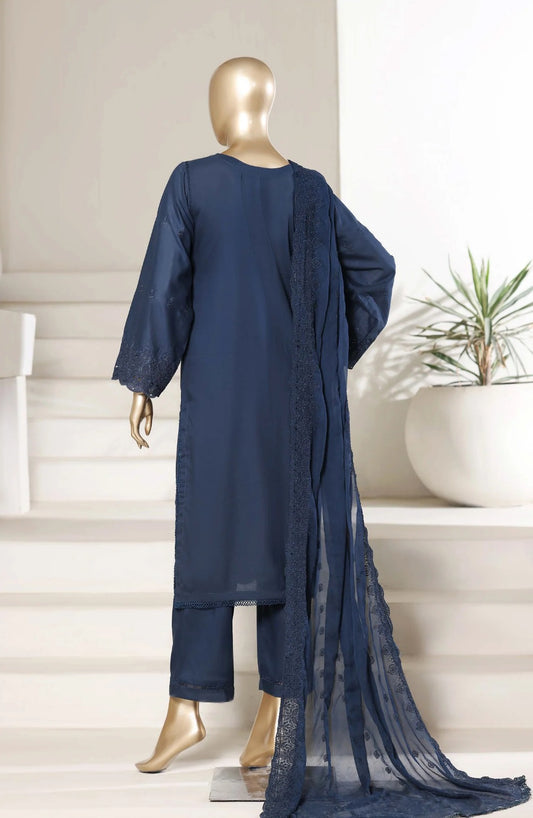 Sadabahar | Stitch 3 Pc Chikankari Laser 3D Work