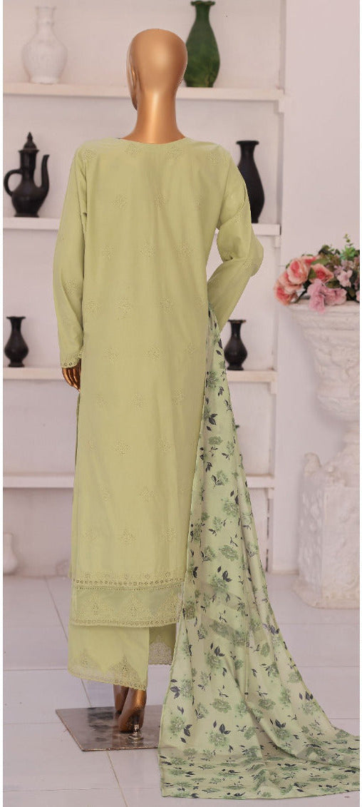 HZ By Floral Vibes Appliquekari | Unstitched 3Pc Embroidered Lawn Collection