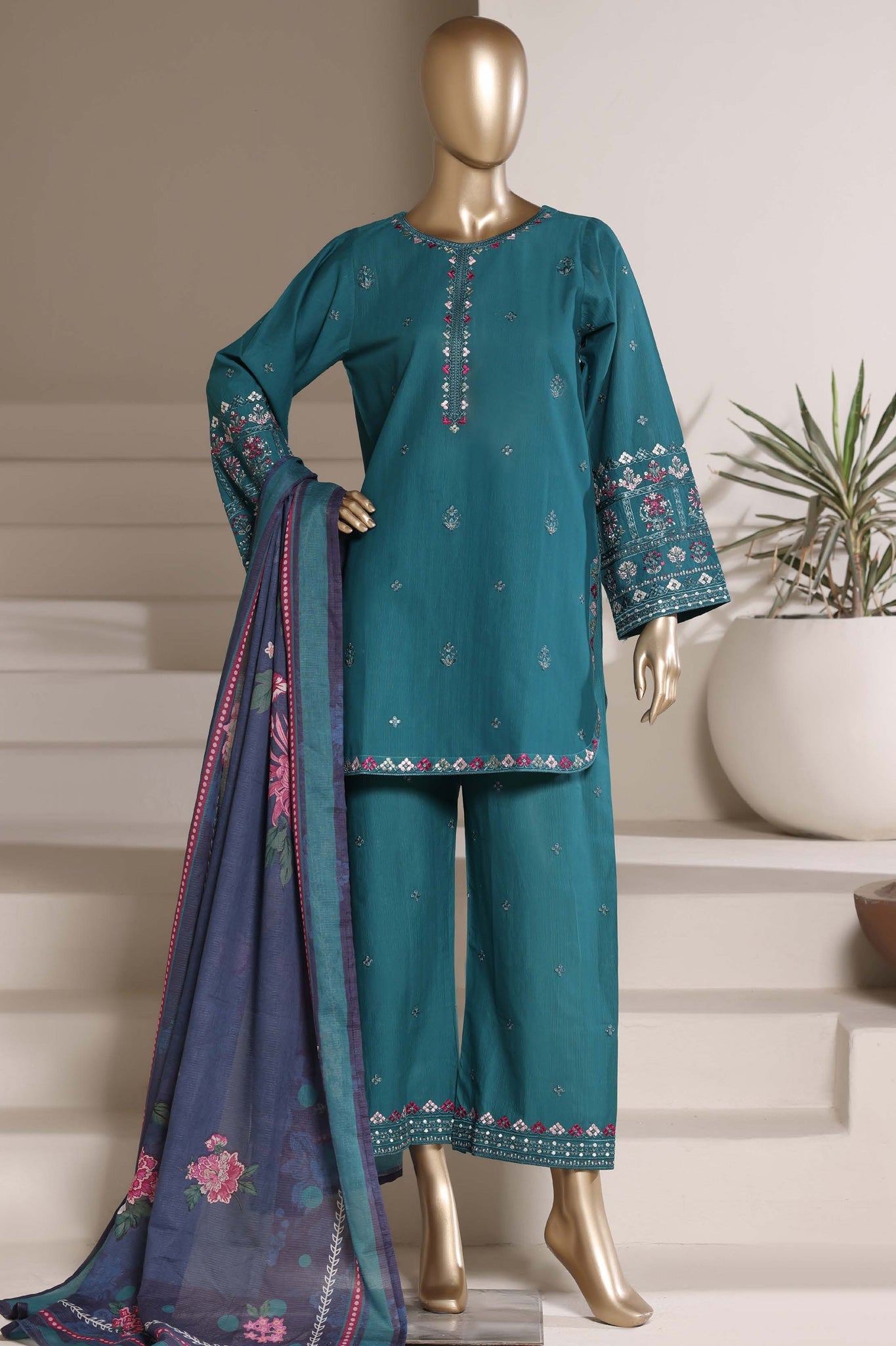 Sada Bahar | Eclair Stitch 3 Pc Embroidered Lawn Collection
