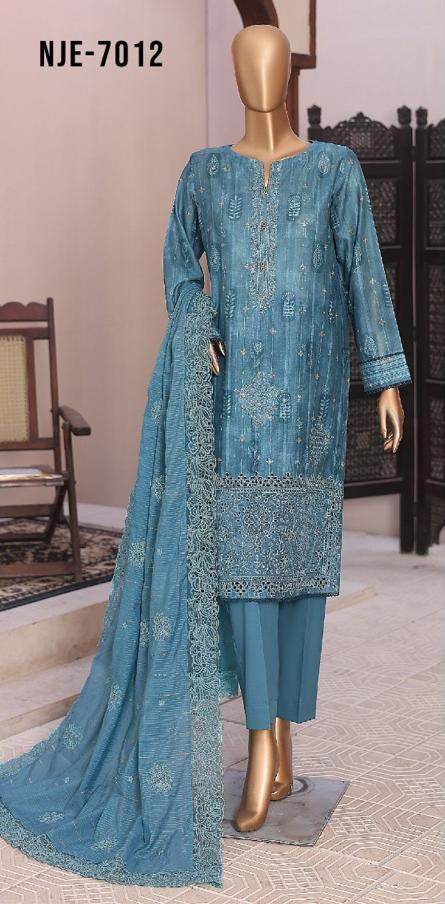 Ninokara by HZ | Unstitch 3 Pc Embroidered Jacquard Collection