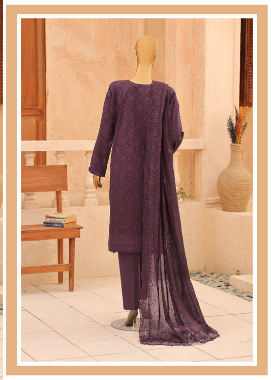 HZ By Venice | Unstitched 3Pc Festive Embroidered Lawn Collection