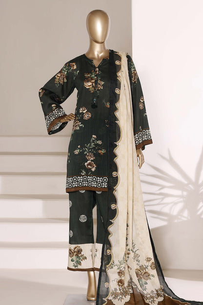 Sada Bahar | Stitch 3 Pc printed Lawn With Plazo