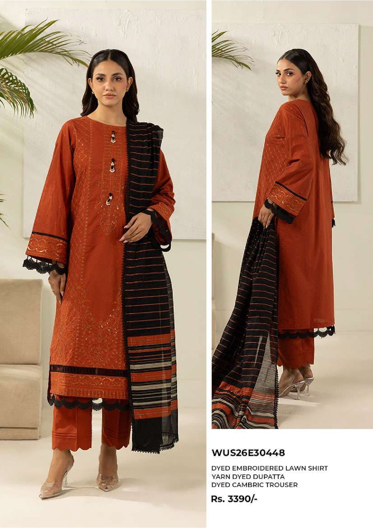 Zellbury | Unstitch 3 Pc Digital Embroidered Lawn Collection