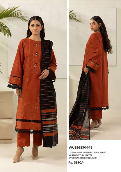 Zellbury | Unstitch 3 Pc Digital Embroidered Lawn Collection