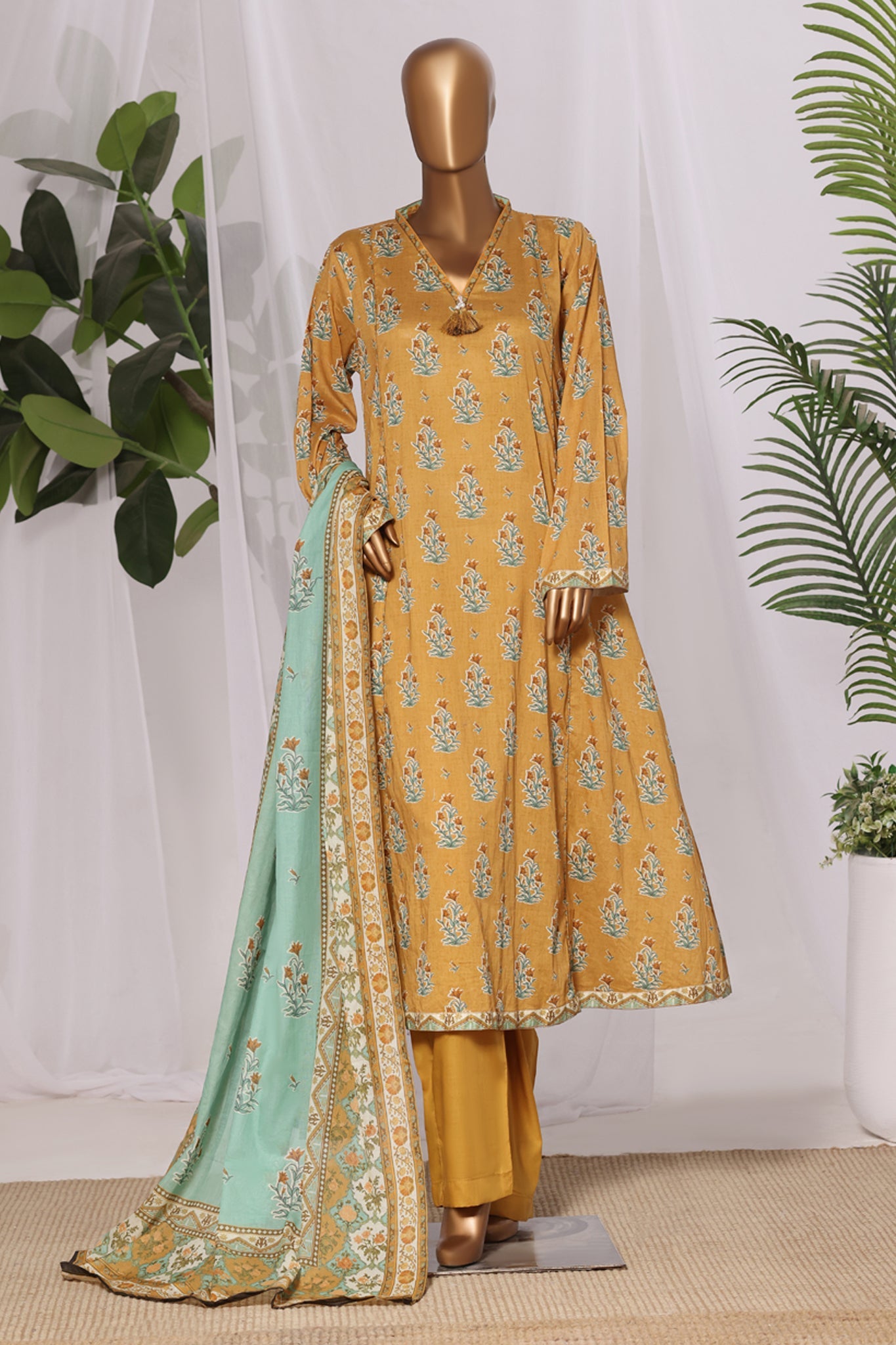Bin Saeed | Stitch 3 Pc Printed Lawn Frock Collection