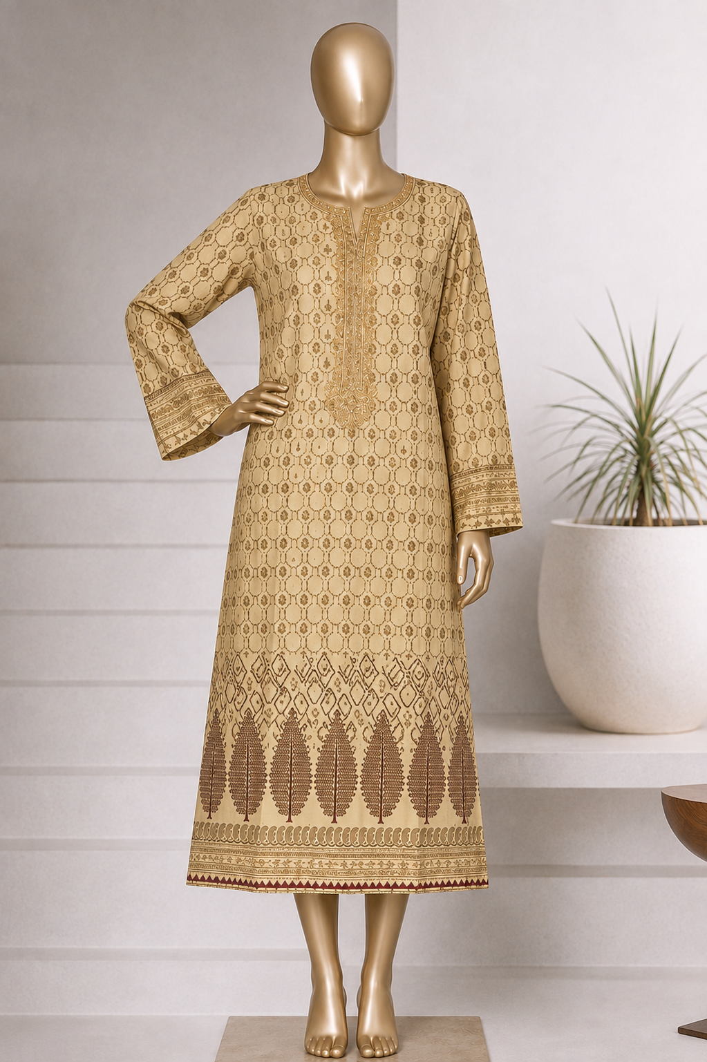 BIN SAEED | Stitch 1 PC SILK Kurti