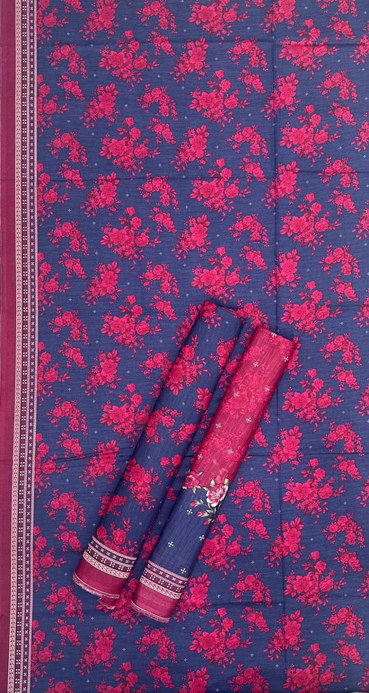 BIN SAEED Unstitched 3 Piece Printed Cotton Collection