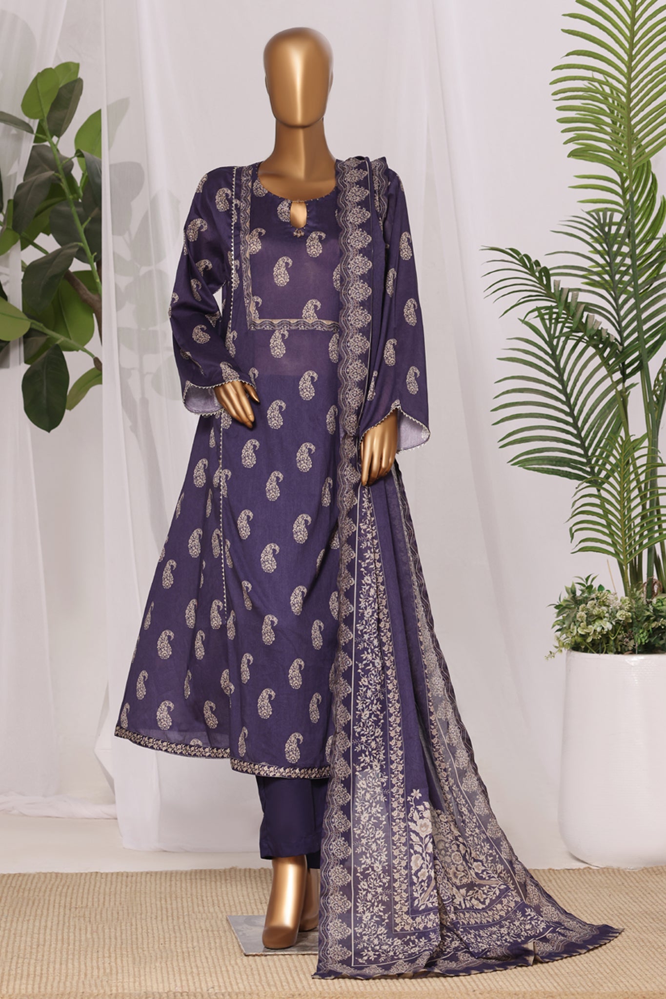 Bin Saeed | Stitch 3 Pc Printed Lawn Frock Collection