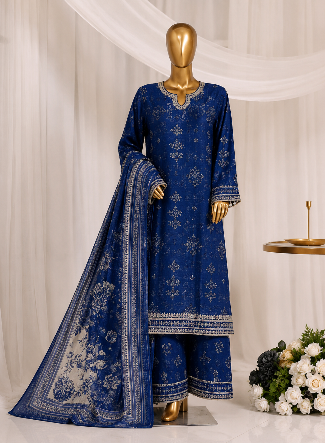 BIN SAEED Stitched 3 Piece Embroidered Lawn Collection for Women | Premium Summer Dress – Barerah Fabrics