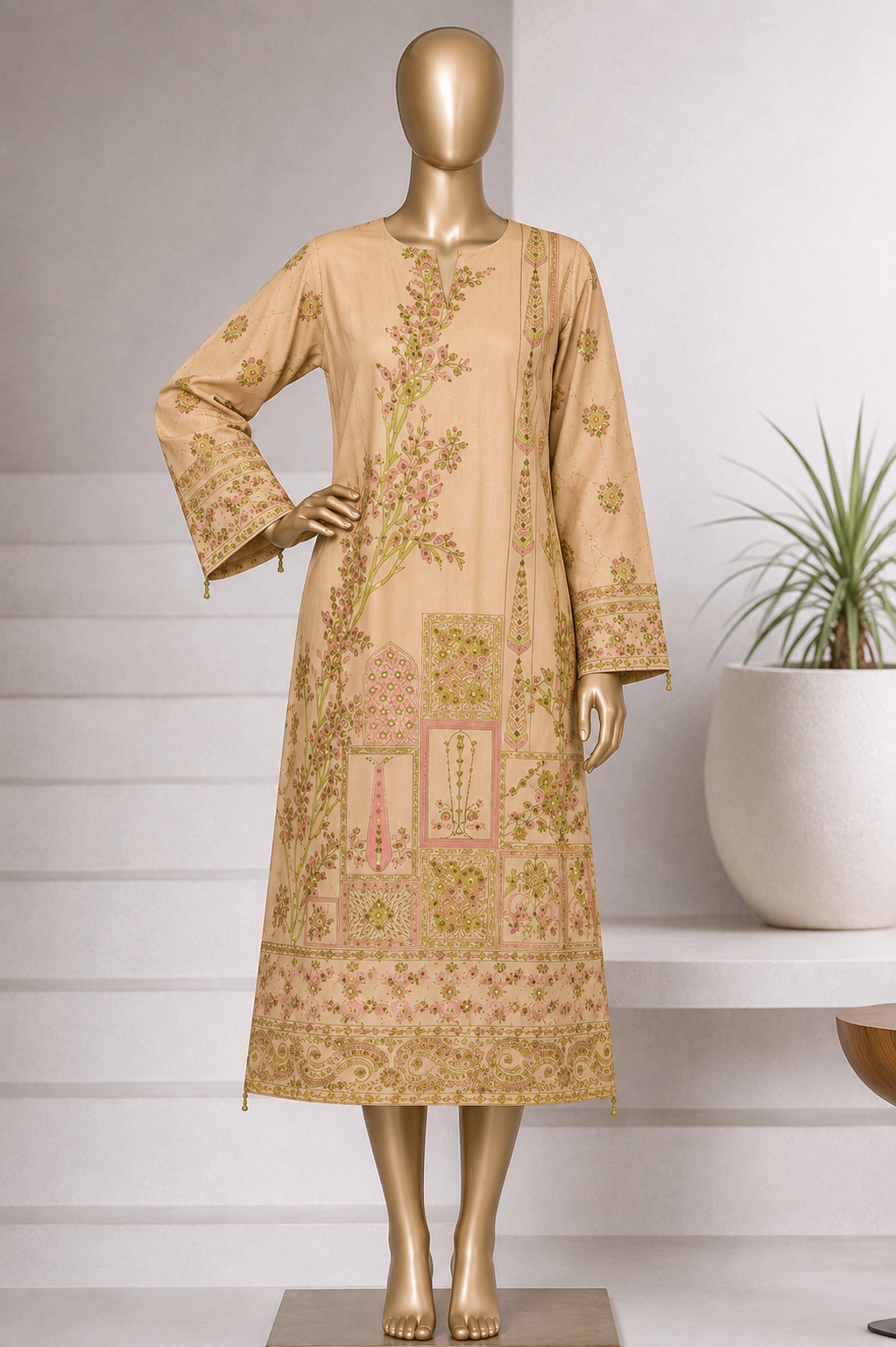 BIN SAEED | Stitch 1 PC SILK Kurti