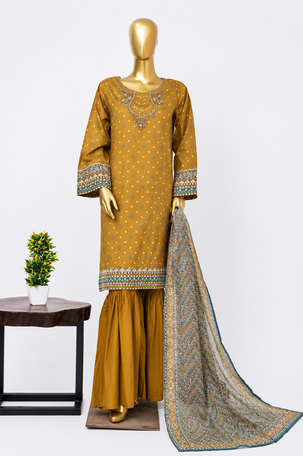 BIN SAEED | Stitched 3PC Embroidered Lawn Collection