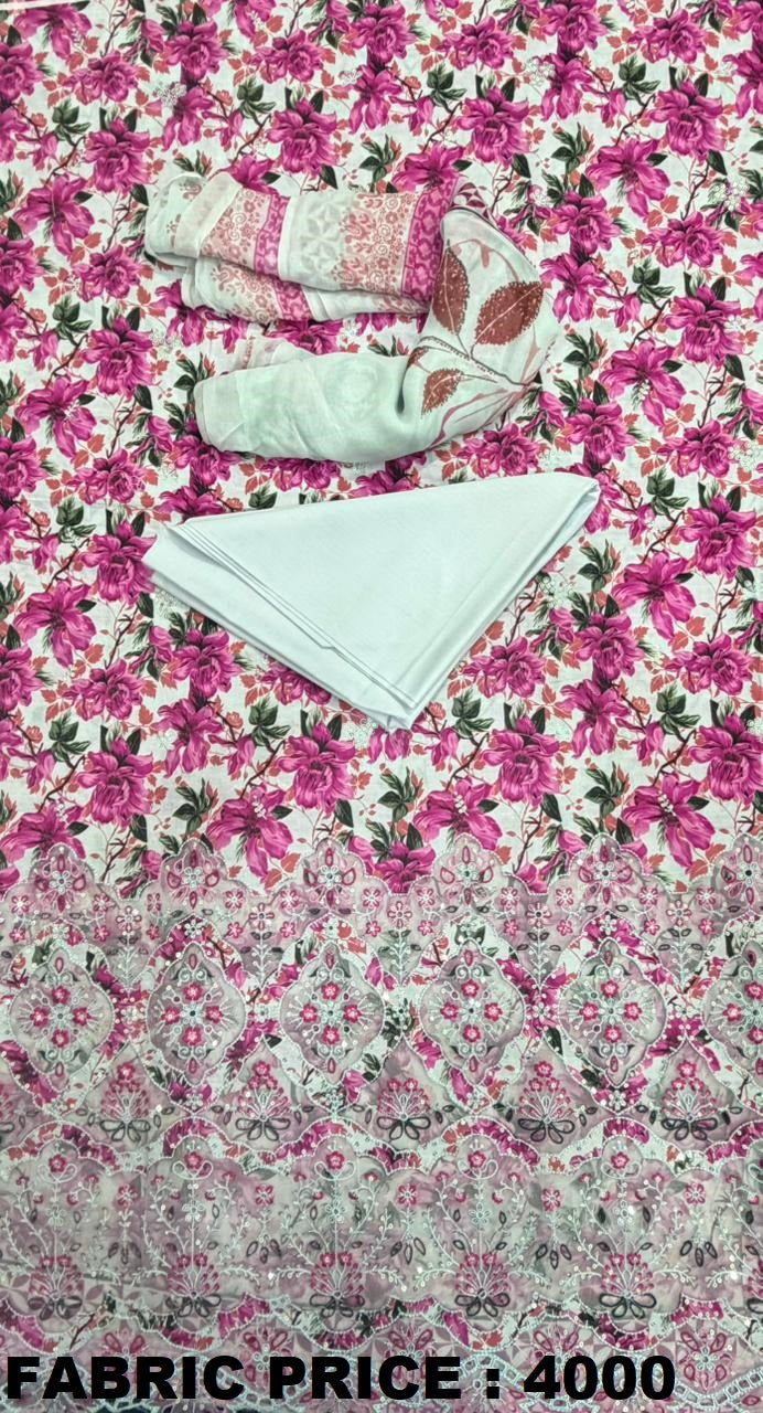 Riwayat Premium Unstitched 3 Piece Embroidered Lawn Collection