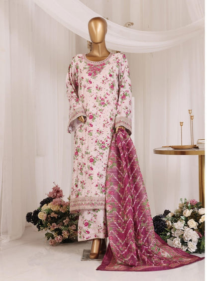 BIN SAEED Stitched 3 Piece Embroidered Lawn Collection for Women | Premium Summer Dress – Barerah Fabrics