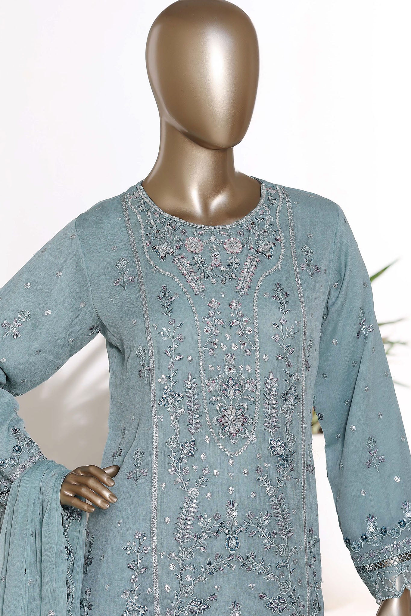 Sada Bahar | Stitch 3 Pc Embroidered Afsanay Luxury Chiffon Collection