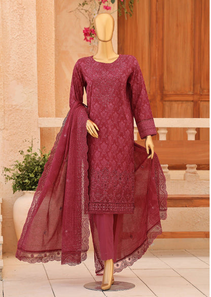 HZ By Venice | Unstitched 3Pc Festive Embroidered Lawn Collection