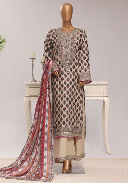 SADABAHAR | Regal Festive Embroidered Lawn Stitched 3-Piece Collection