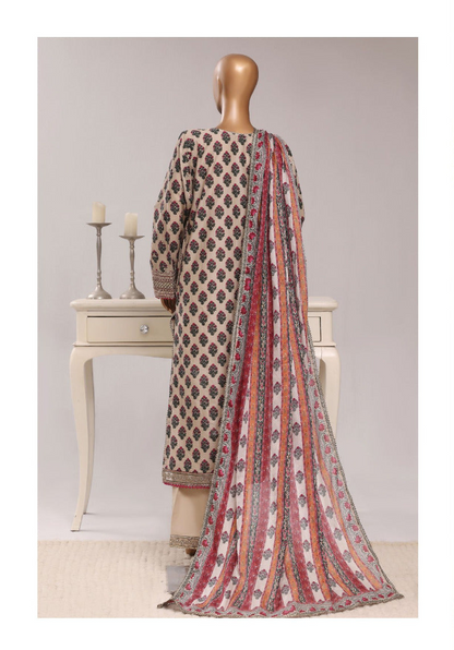 SADABAHAR | Regal Festive Embroidered Lawn Stitched 3-Piece Collection