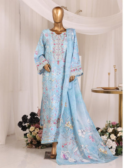 BIN SAEED | Premium 3 Piece Stitched Embroidered Chikankari Lawn Collection