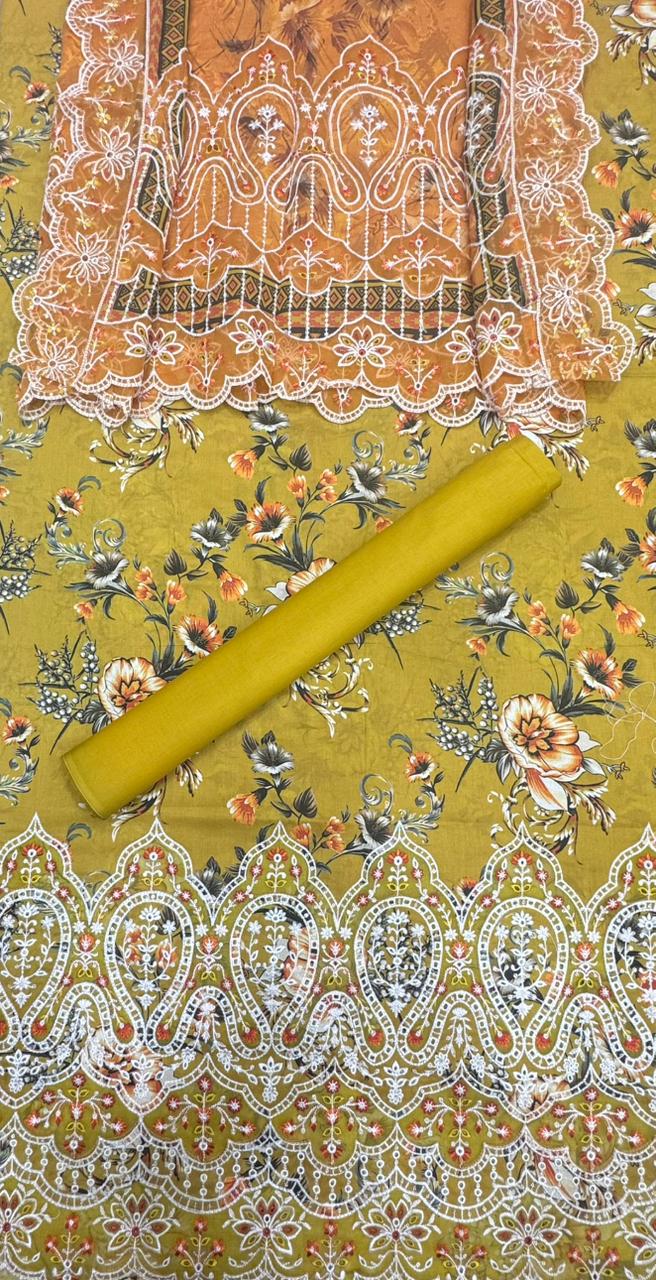 Riwayat | Unstitched 3pc Embroidered Lawn Collection