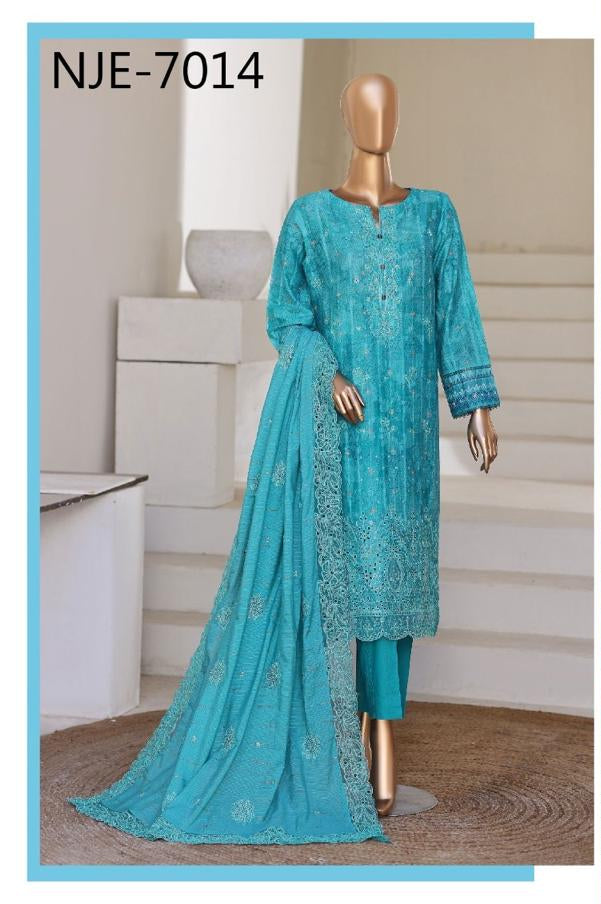 Ninokara by HZ | Unstitch 3 Pc Embroidered Jacquard Collection