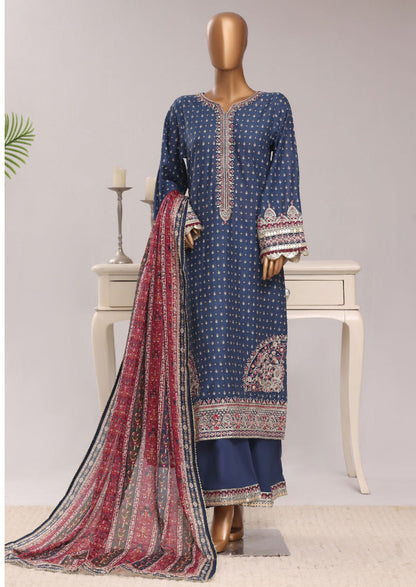 SADABAHAR | Regal Festive Embroidered Lawn Stitched 3-Piece Collection