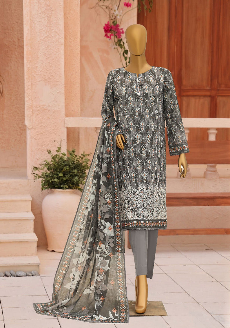 ASASA | Unstitched 3Pc Embroidered Lawn Collection