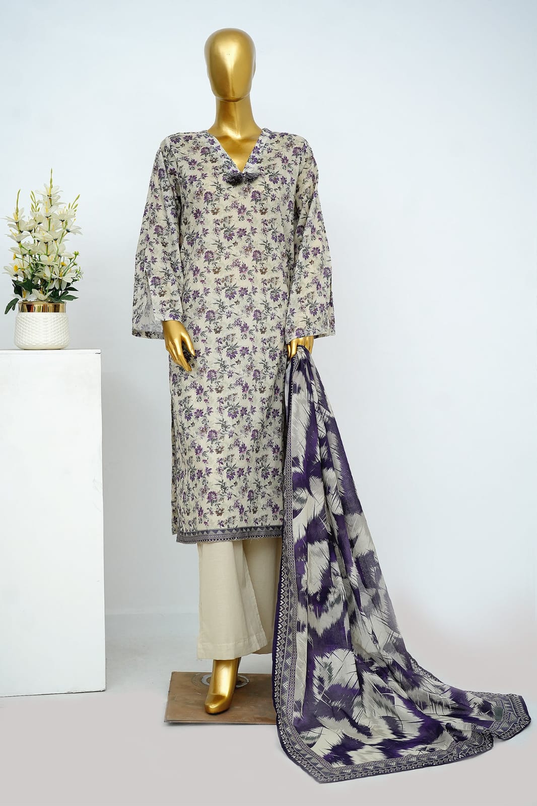 BIN SAEED | Stitched 3 Piece Printed Lawn Collection