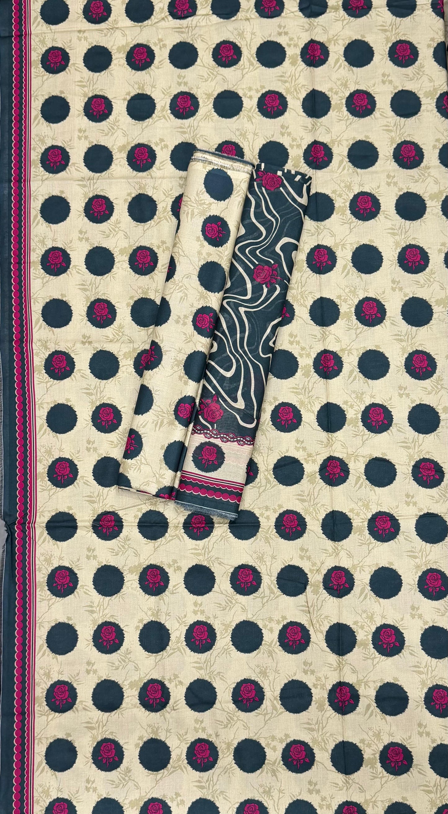 BIN SAEED Unstitched 3 Piece Printed Cotton Collection